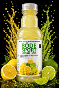 BÖDE Sport Lemon Lime 16 fl oz bottle